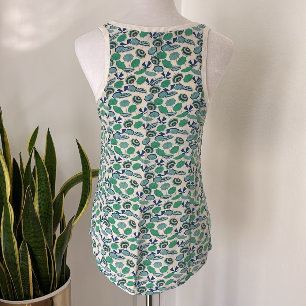 Joie Racerback 100% Silk Umbrella Tank size XS - Picture 5 of 8